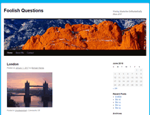 Tablet Screenshot of foolishquestions.com